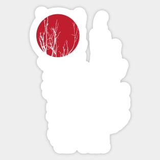 Invert treescape Sticker